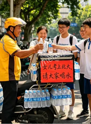 南宁闪送骑手女儿考上北大详情